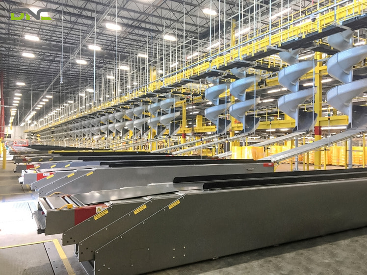 Telescopic Conveyors can be widely used in many different industries due to their flexibility, length adjustment and space saving.