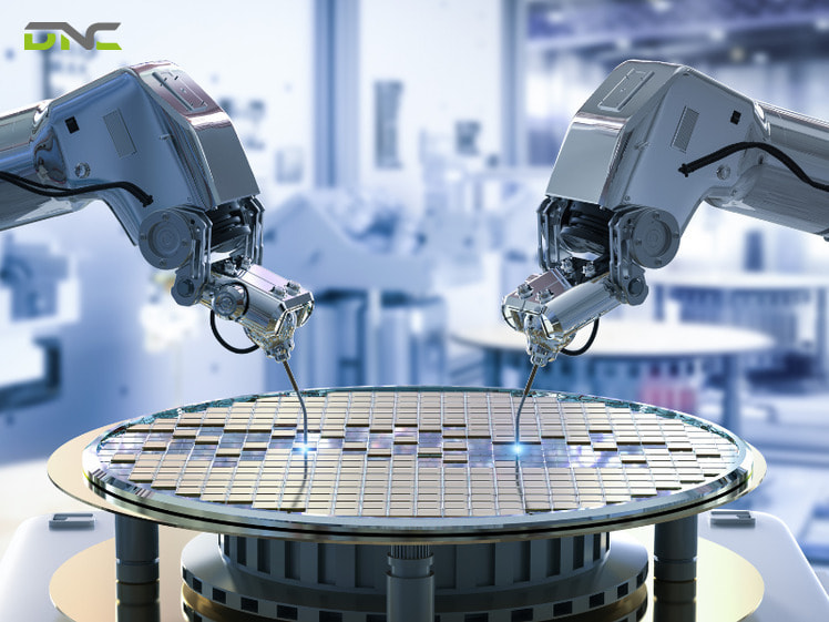 Robotics & Industrial Automation Solutions by DNC Malaysia 4 DNC integrates industrial robotic arms, cobots, and pick-and-place robots