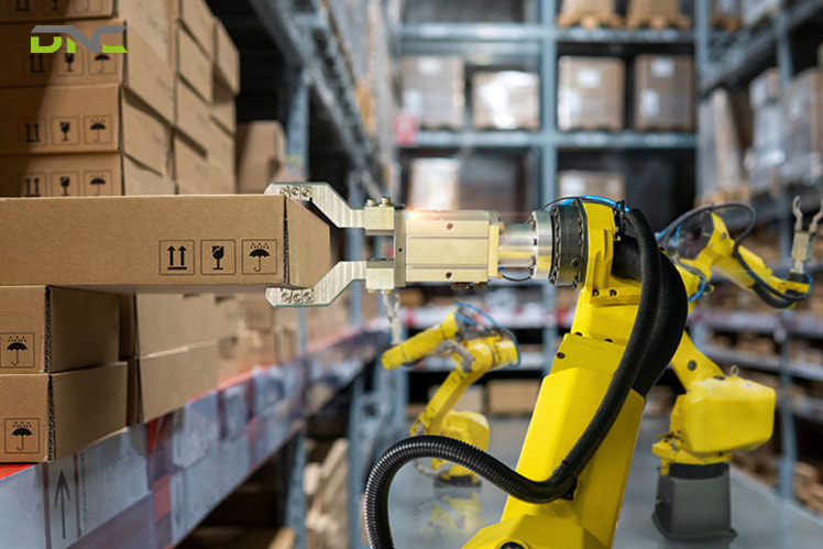 Automated retrieval robots operate in 4 steps