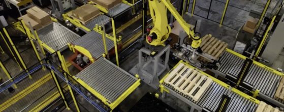 automated palletizing robot
