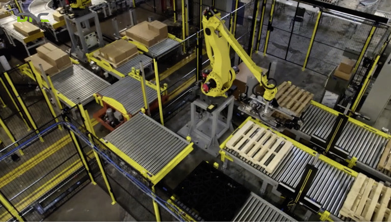 automated palletizing robot
