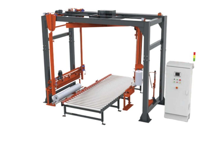 DNX WR 402 D FULLY AUTO ROTARY ARM WRAPPER WITH TOP SHEET DISPENSER