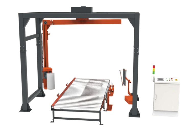DNX WR 402 Fully Automatic Rotary Arm Pallet Wrapping Machine