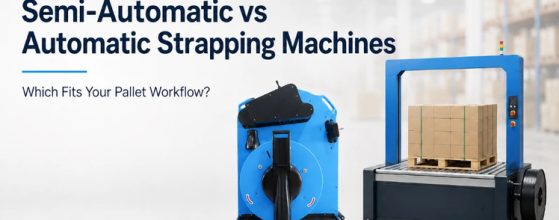 Semi-Automatic vs Automatic Strapping Machine | DNC Automation 1 Automatic Strapping Machine 1